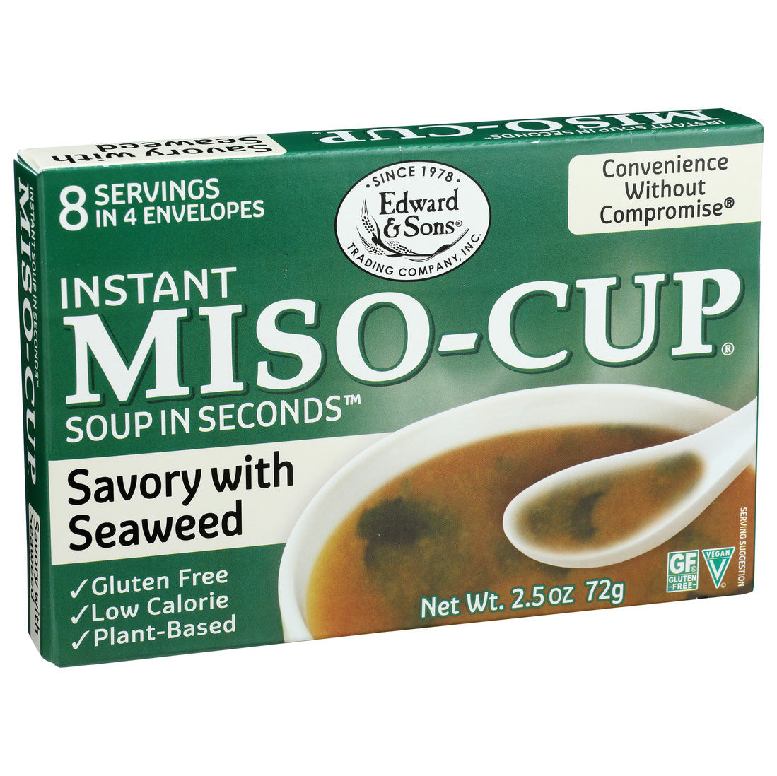 Edward & Sons, Seaweed Miso Cup, 2.5 Oz