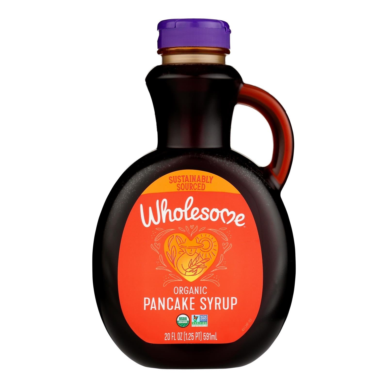 Wholesome, Organic Pancake Syrup Original, 20 Oz