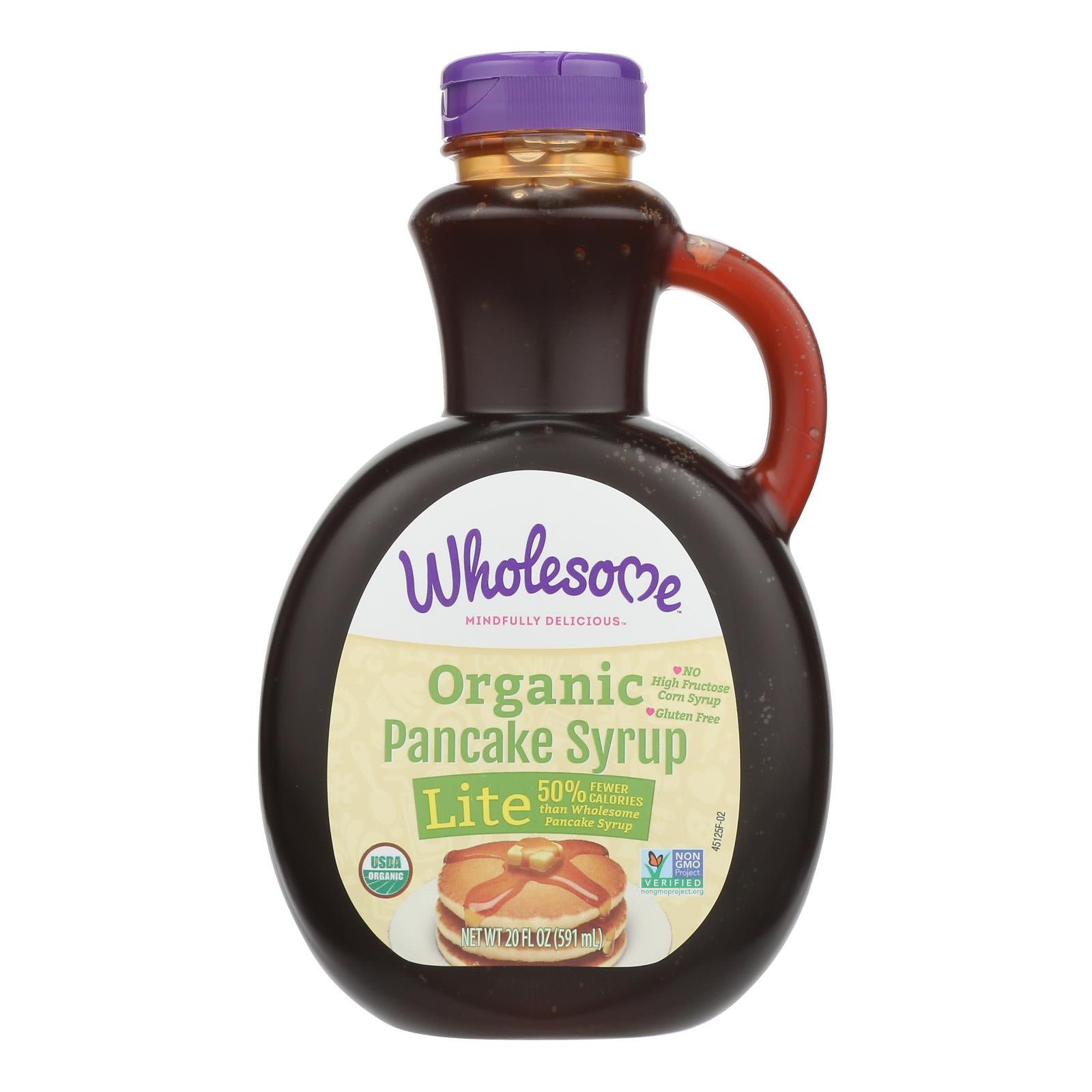 Wholesome, Organic Pancake Syrup Lite, 20 Oz