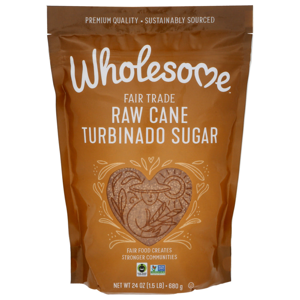 Wholesome, Raw Cane Turbinado Sugar, 1.5 Lb