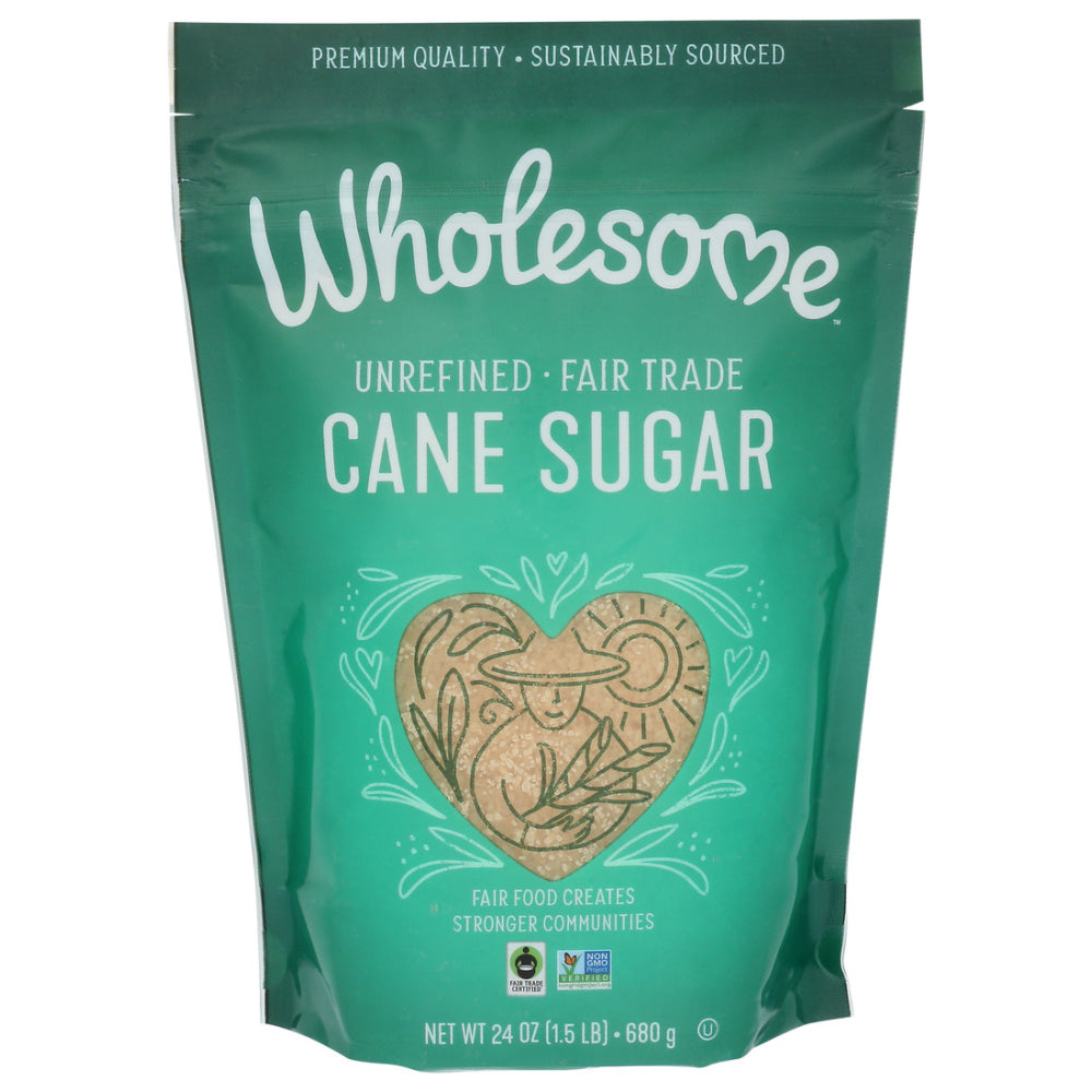 Wholesome, Unrefined Fair Trade Cane Sugar, 1.5 Lb