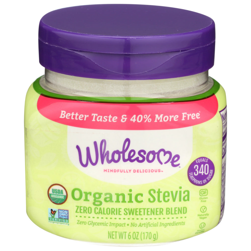 Wholesome, Organic Stevia Zero Calorie Sweetener Blend, 6 Oz