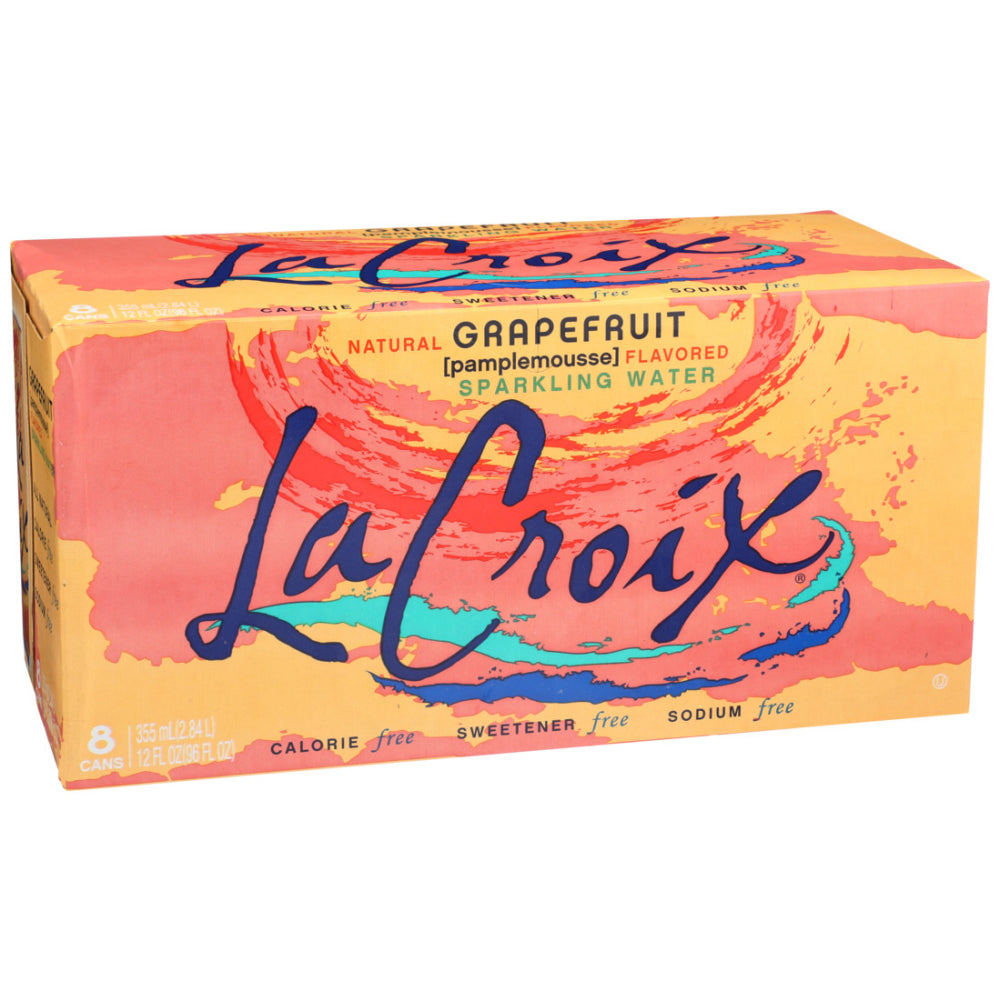 Lacroix, Sparkling Water Grapefruit Water, 8/12 Fl Oz