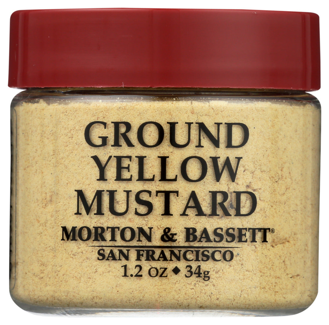 Morton & Bassett, Ground Yellow Mustard, 1.20 Oz