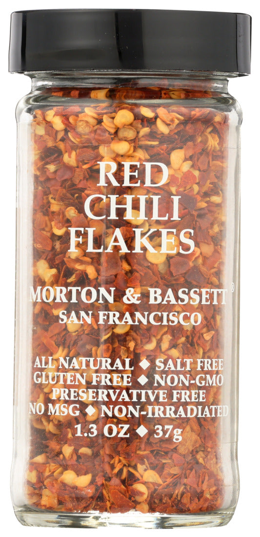 Morton & Bassett, Red Chili Flakes, 1.3 Oz