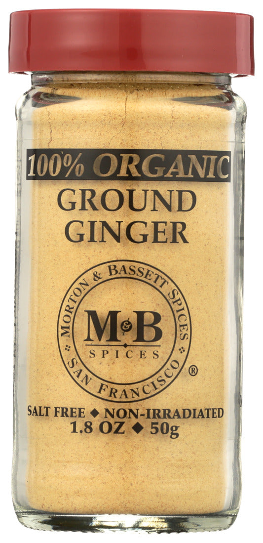 Morton & Bassett, Organic Ground Ginger, 1.8 Oz