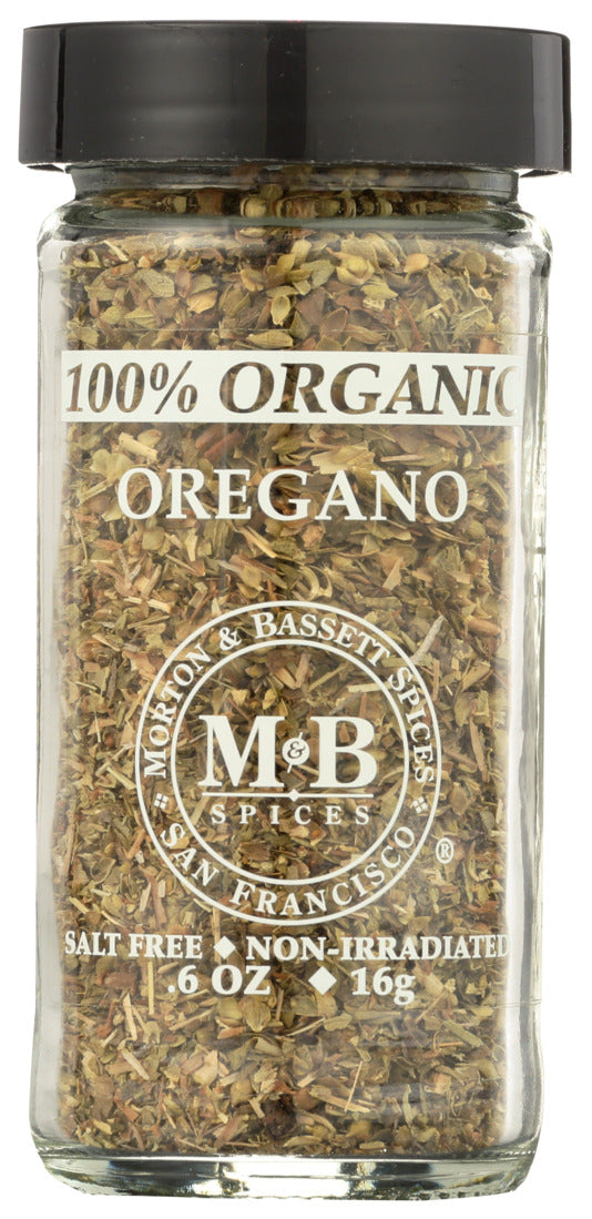 Morton & Bassett, 100% Organic Oregano, 0.6 Oz