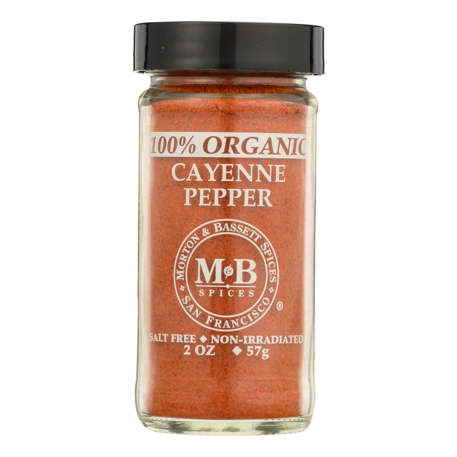 Morton & Bassett, Organic Cayenne Pepper, 2 Oz