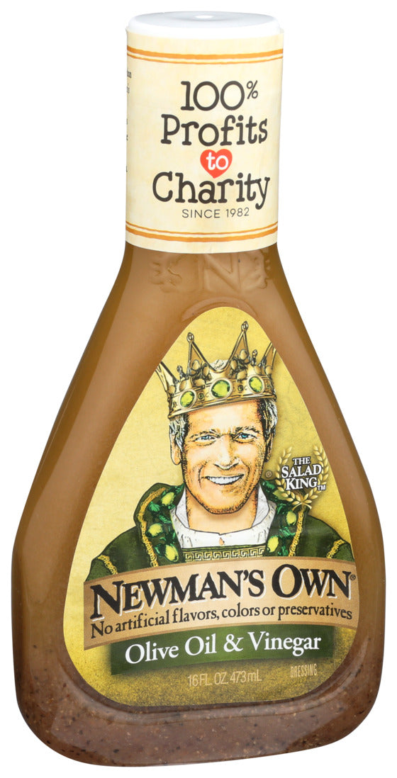 Newman's Own, Olive Oil & Vinegar Salad Dressing, 16 Oz