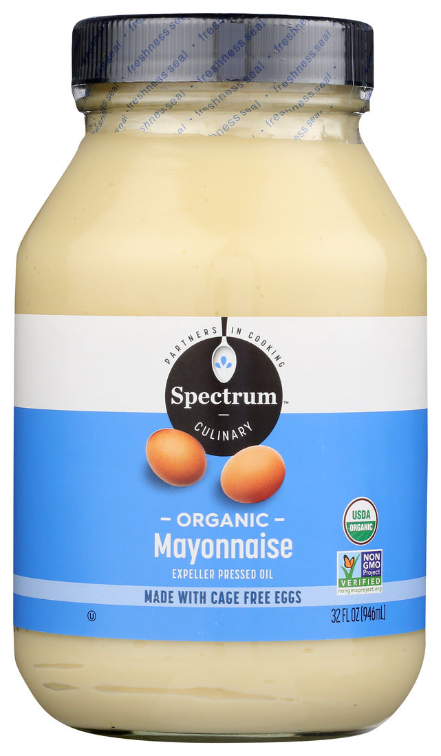 Spectrum, Organic Mayonnaise With Cage Free Eggs, 32 Oz