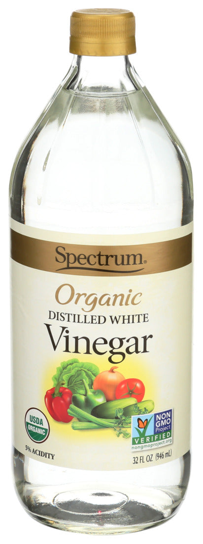 Spectrum, Organic Distilled White Vinegar, 5% Acidity, 32 Oz