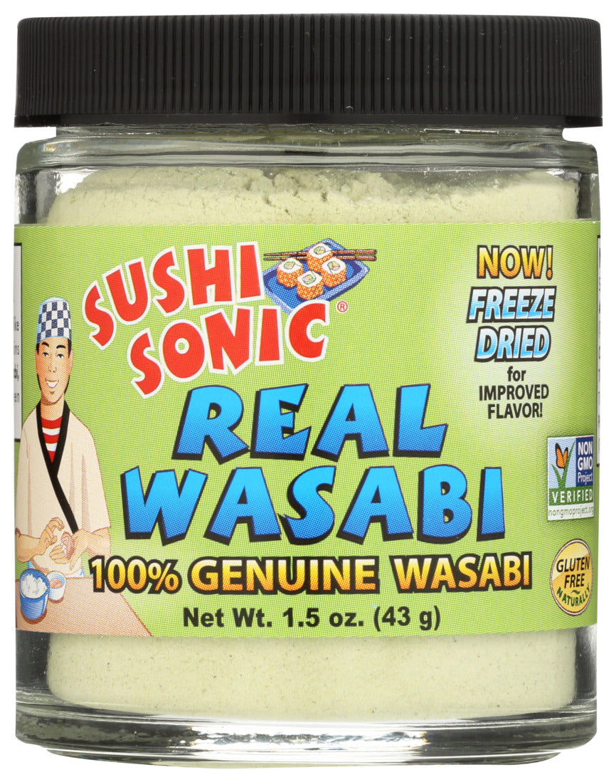 Sushi Sonic, Freeze Dried Real Wasabi, 100% Genuine, 1.5 Oz