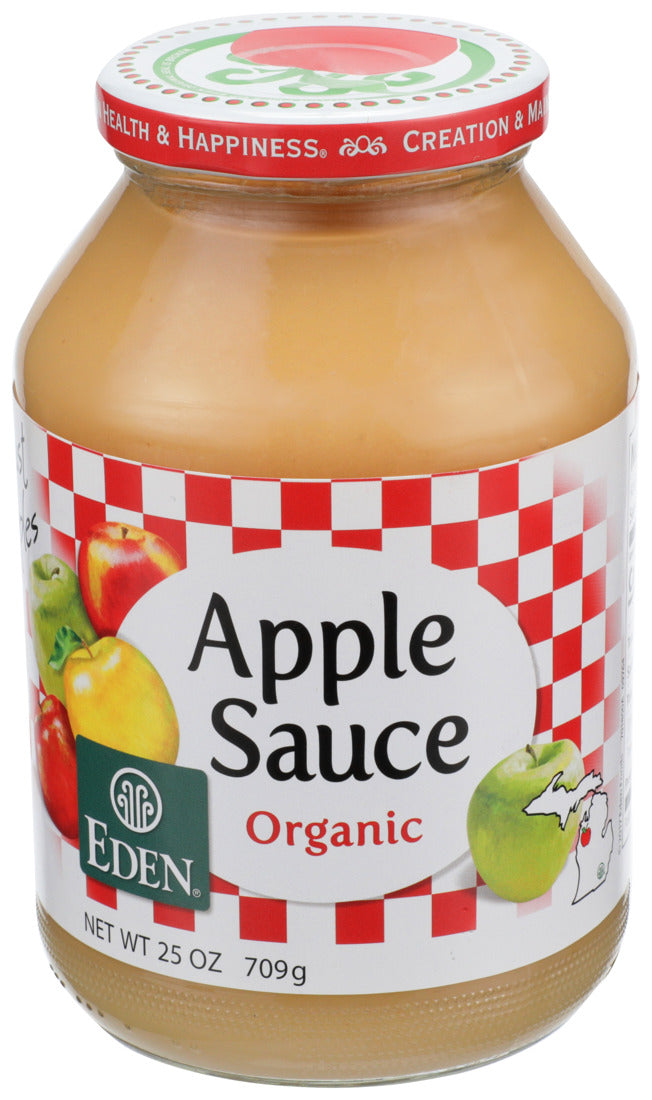 Eden Foods, 100% Organic Apples Sauce, 25 Oz