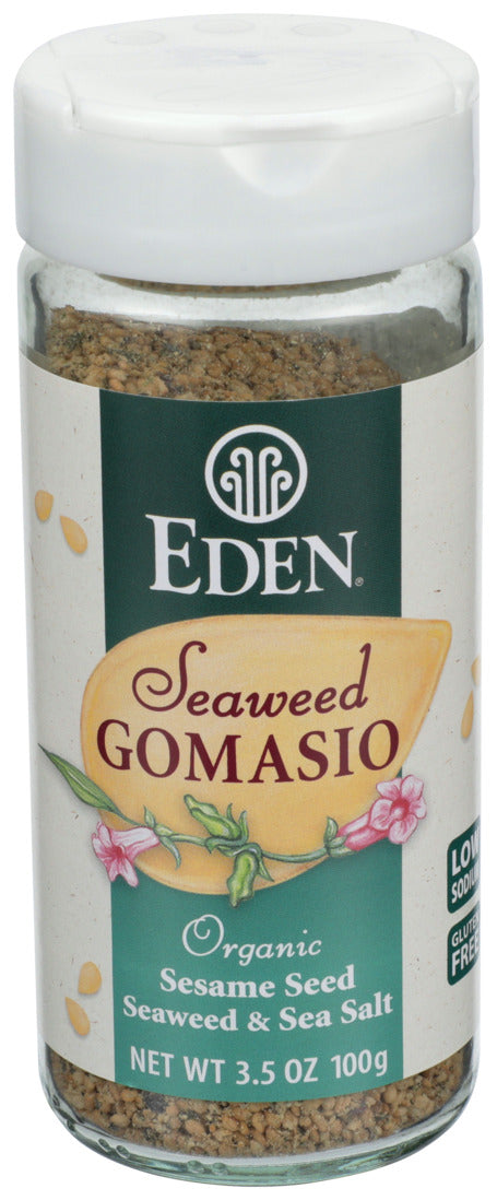 Eden Foods, Seaweed Gomasio Organic Sesame Seed, Seaweed & Sea Salt, 3.5 Oz