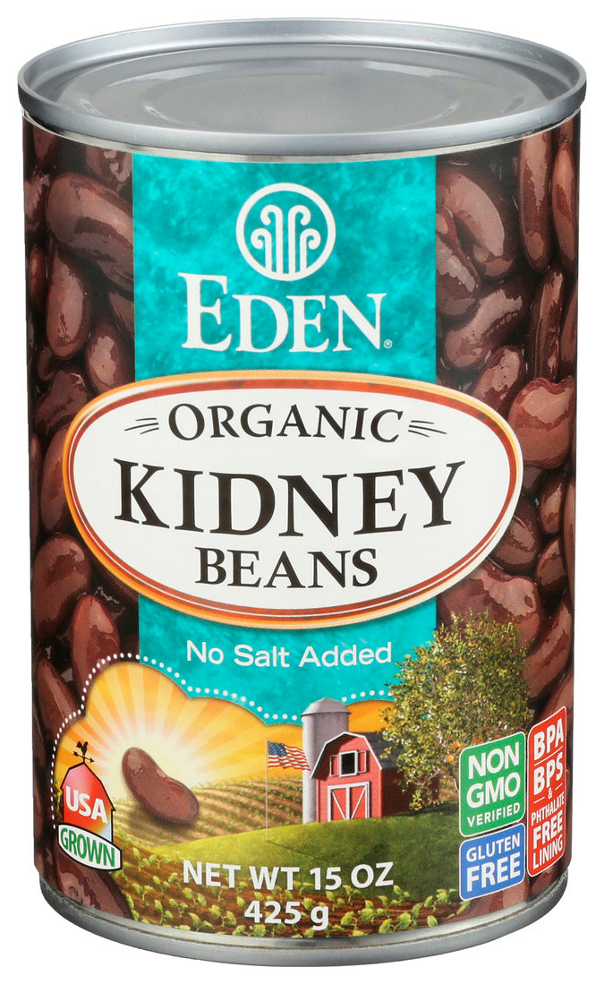 Eden Foods, Organic Kidney Beans, No Salt Added, 15 Oz