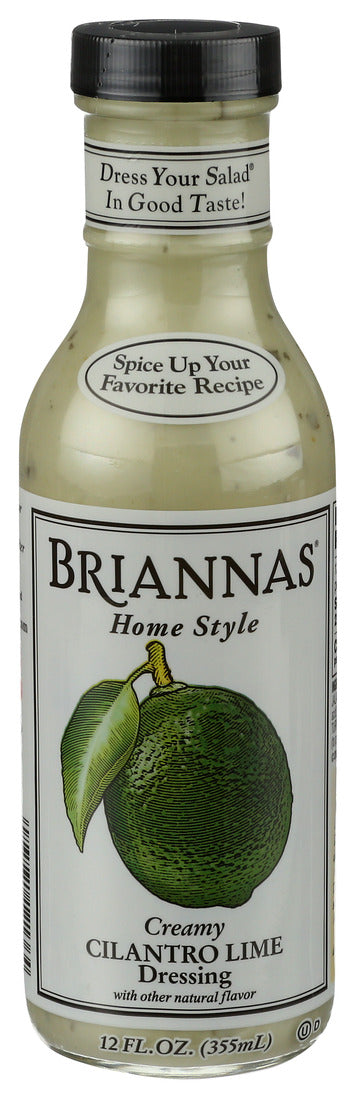 Briannas, Creamy Cilantro Lime Dressing, 12 Oz