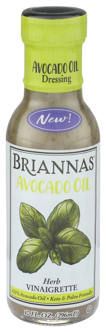 Briannas, Herb Vinaigrette Avocado Oil Dressing, 10 Oz