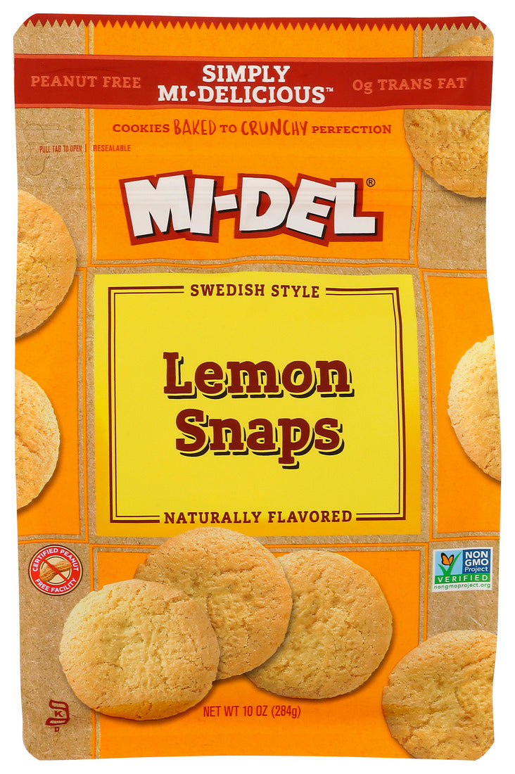 Mi-Del, Swedish Style Lemon Snaps, 10 Oz