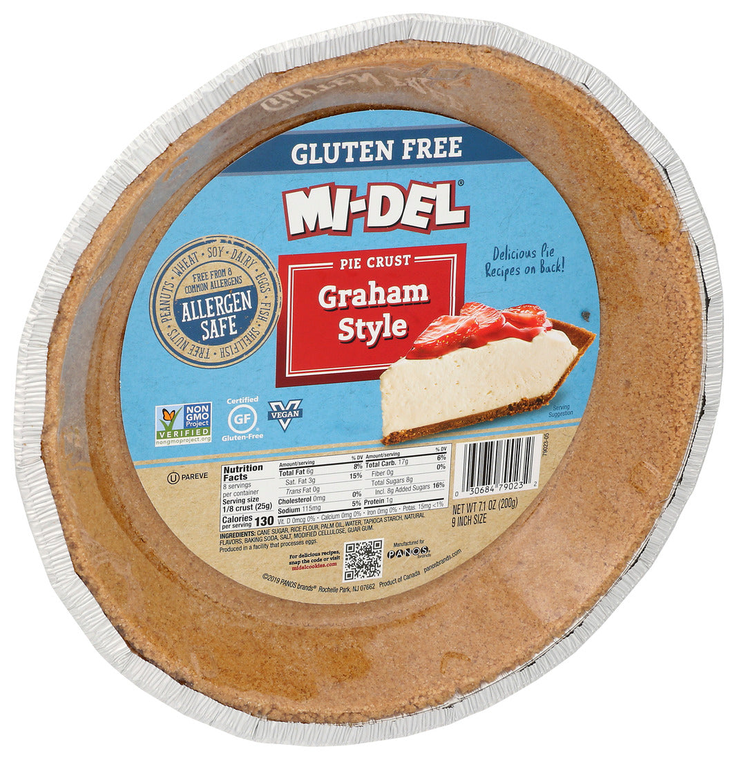 Mi-Del, Gluten Free Graham Style Pie Crust, 7.1 Oz