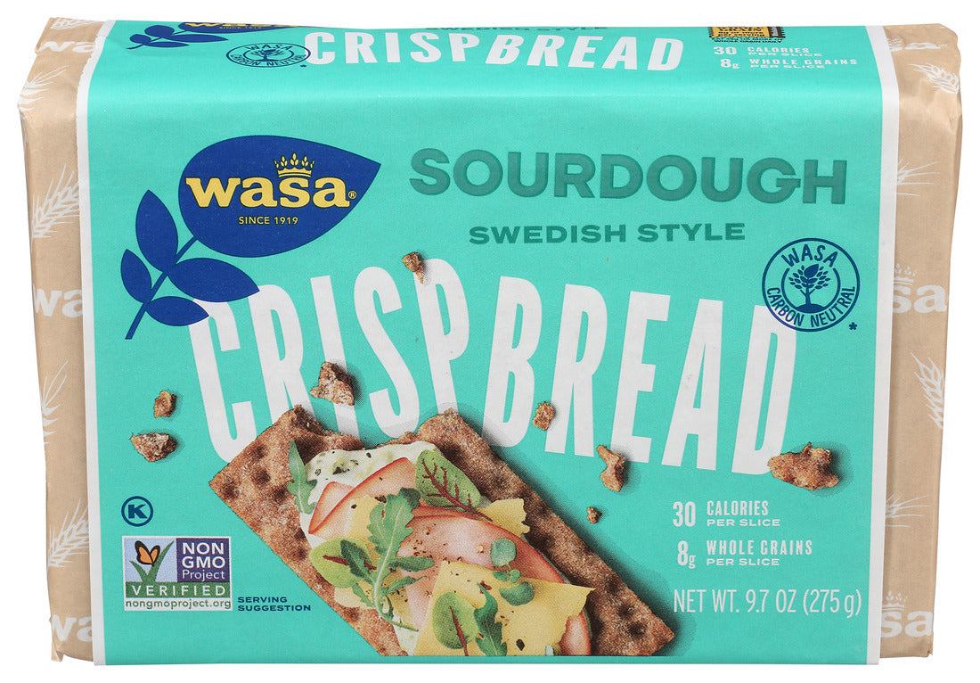 Wasa Crispbread, Sourdough Swedish Style Crispbread, 9.7 Ounce