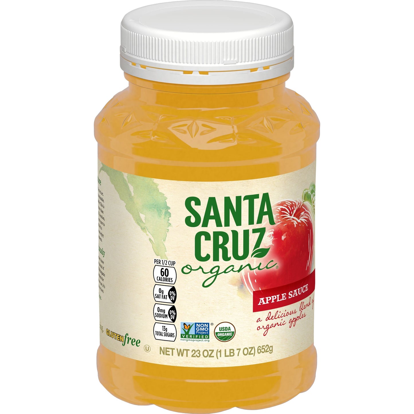 Santa Cruz Organic, Organic Apple Sauce, 23 Oz