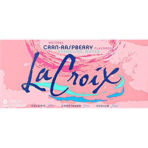 Lacroix, Razz Cranberry Sparkling Water, 8/12 Fl Oz