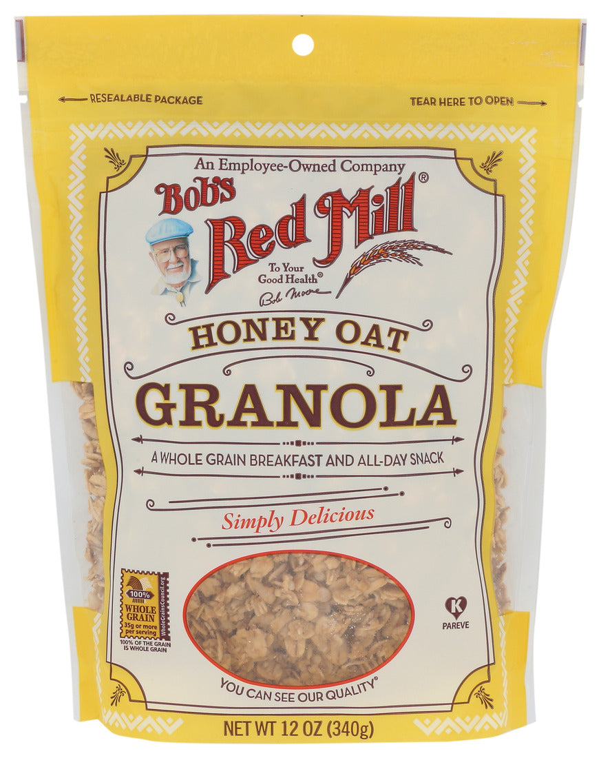 Bob's Red Mill, Honey Oat Granola, 12 Oz