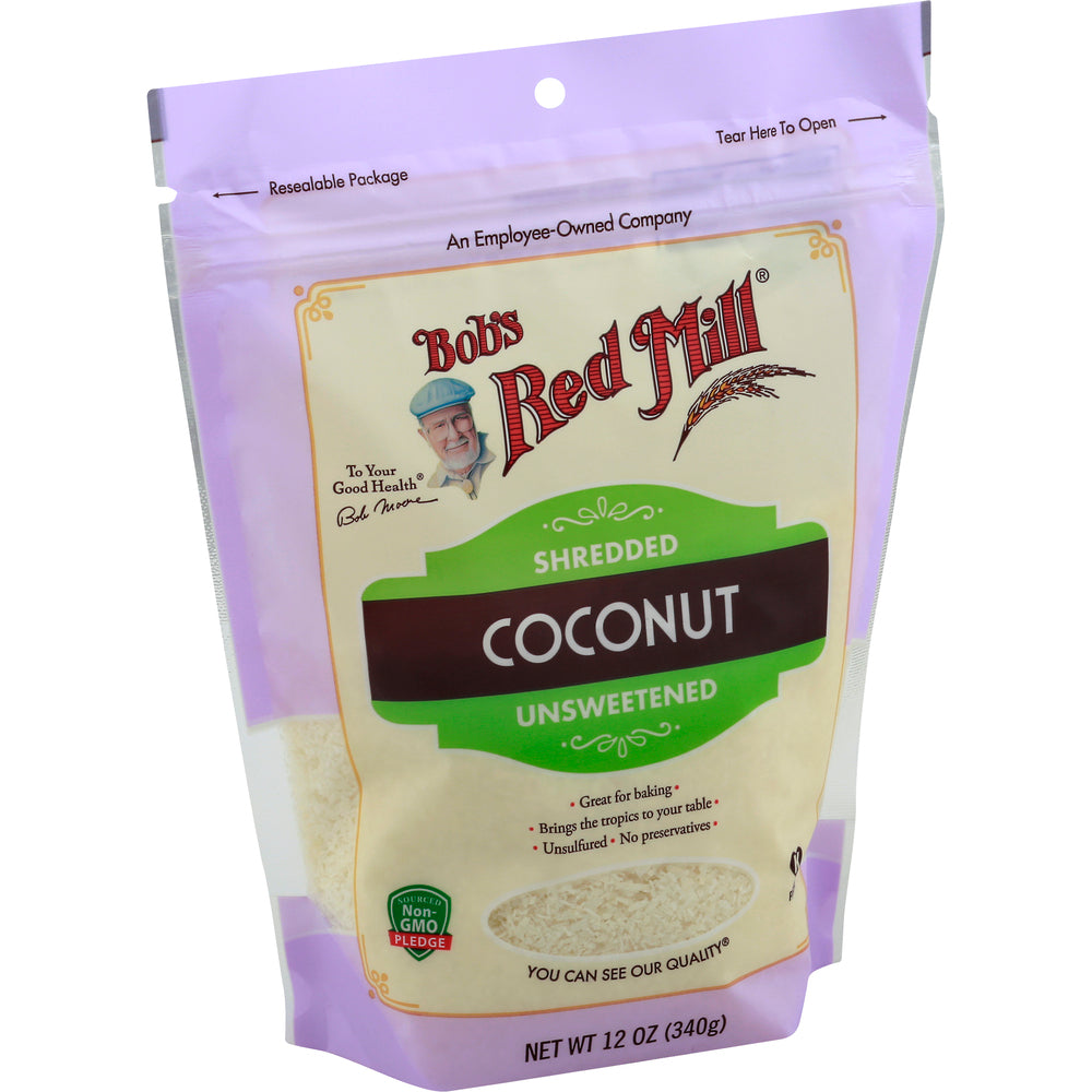 Bob's Red Mill, Shredded Coconut, Unsweetened, 12 Oz