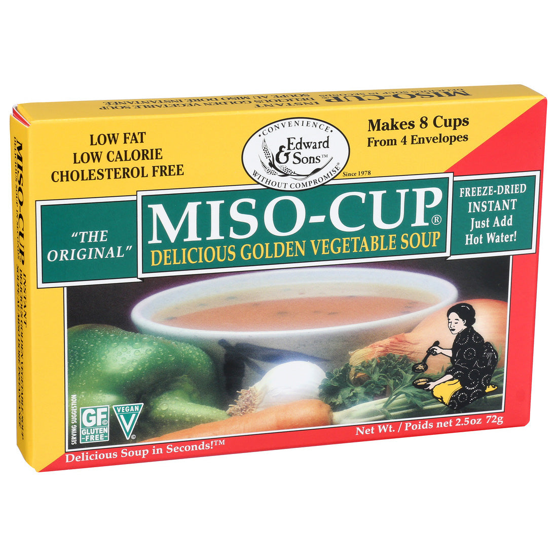 Edward & Sons, Miso Cup Original Golden, 2.5 Oz