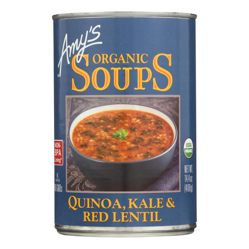 Amy's, Organic Quinoa Kale And Red Lentil Soup, 14.4 Oz