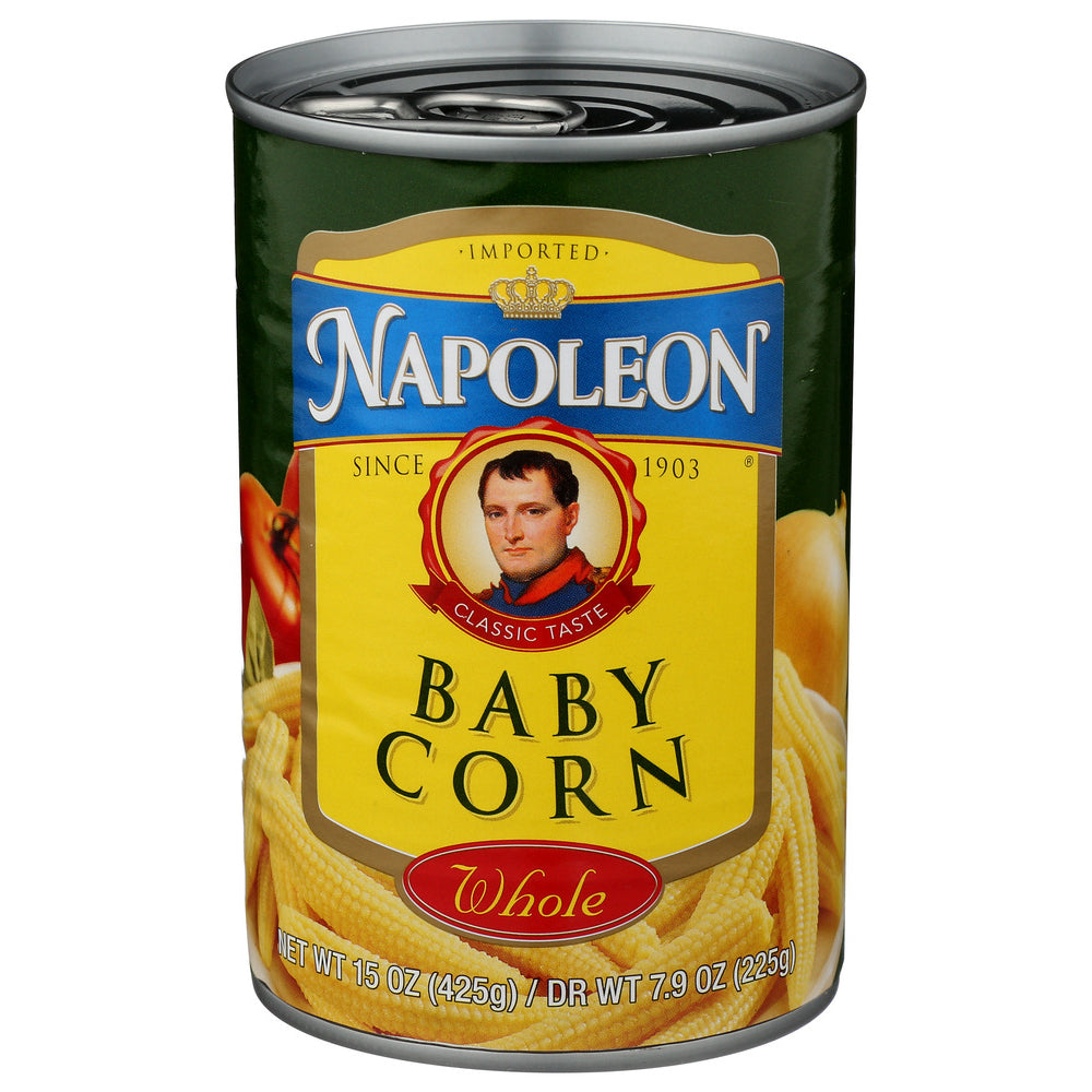 Napoleon Co., Baby Corn, Whole, 15 Oz