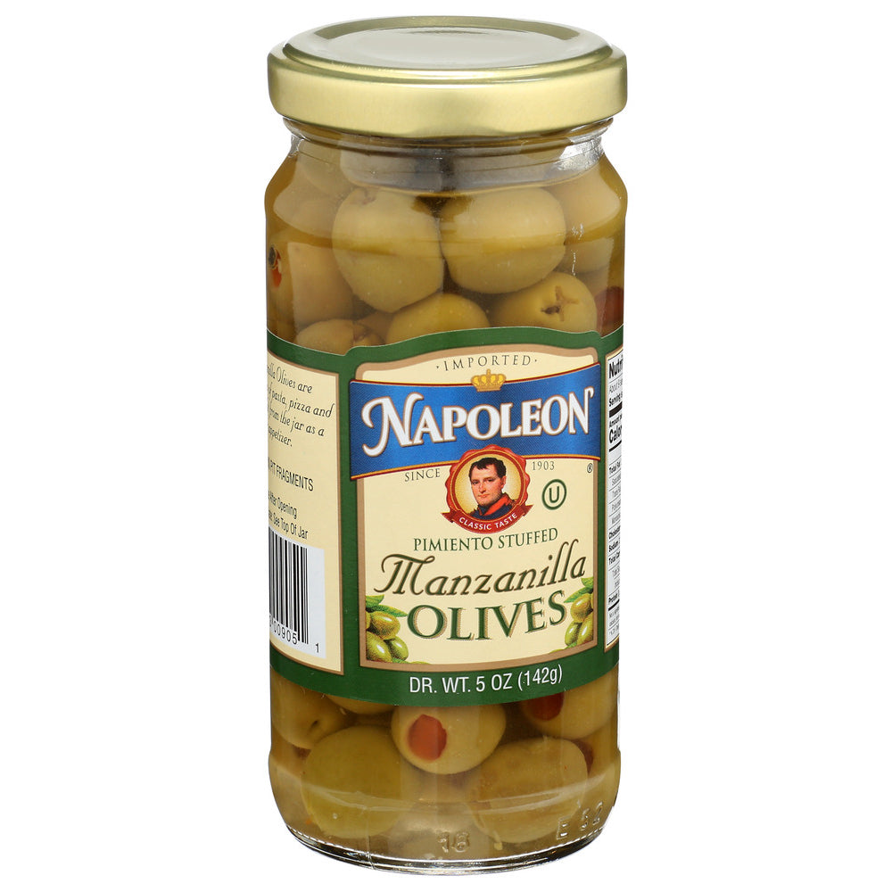 Napoleon Co., Pimiento Stuffed Manzanilla Olives, 5 Oz