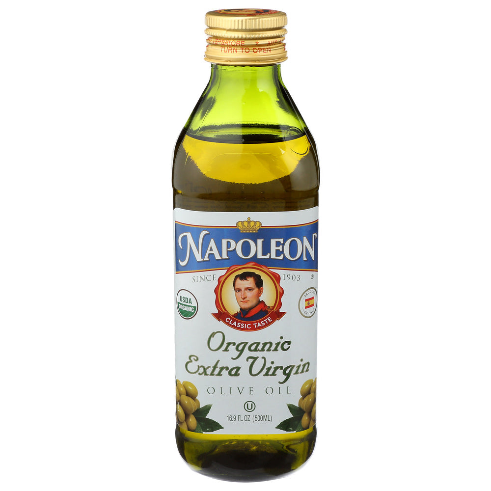 Napoleon Co., Organic Extra Virgin Olive Oil, 16.9 Fl Oz