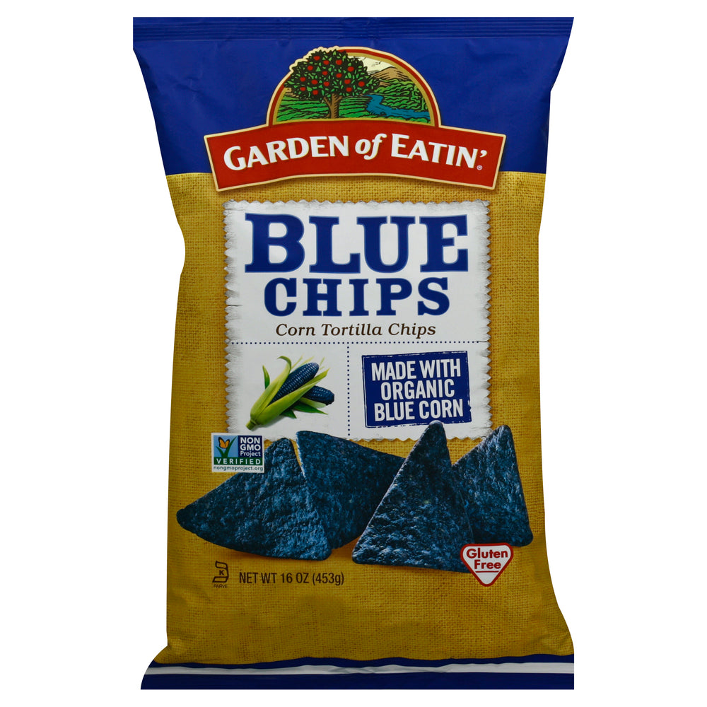 Garden Of Eatin', Gluten Free Blue Chips Corn Tortilla Chips, 16 Oz