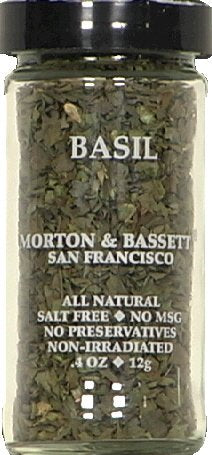 Morton & Bassett, Dried Basil, 0.4 Oz