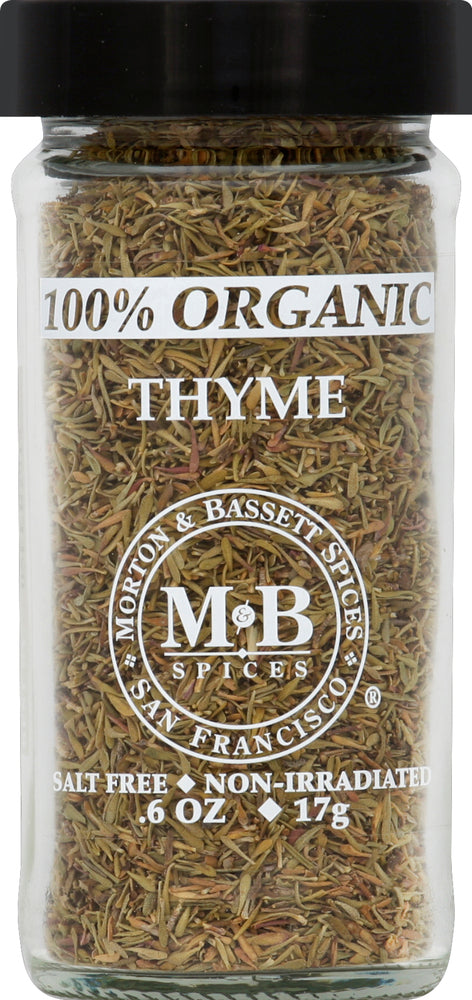 Morton & Bassett, Organic Thyme, 0.6 Oz