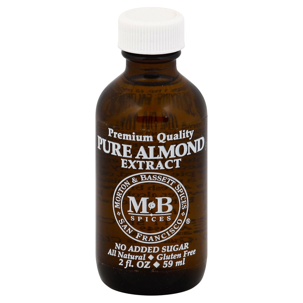 Morton & Bassett, Premium Quality Pure Almond Extract, 2 Oz