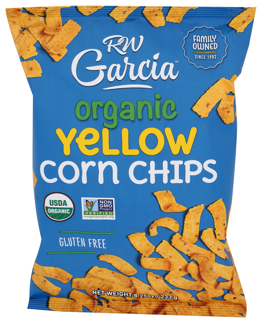 R.W. Garcia, Organic Yellow Corn Chips, Gluten Free, 8.25 Oz