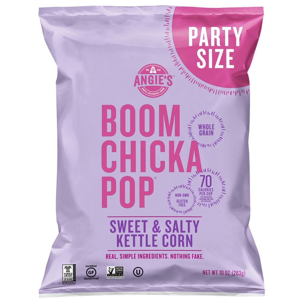 Angie's, Boom Chicka Pop Sweet & Salty Kettle Corn, Party Size, 10 Oz