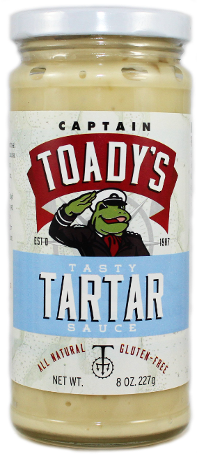 Captain Toady's, Tasty Tartar Sauce, 8 Oz