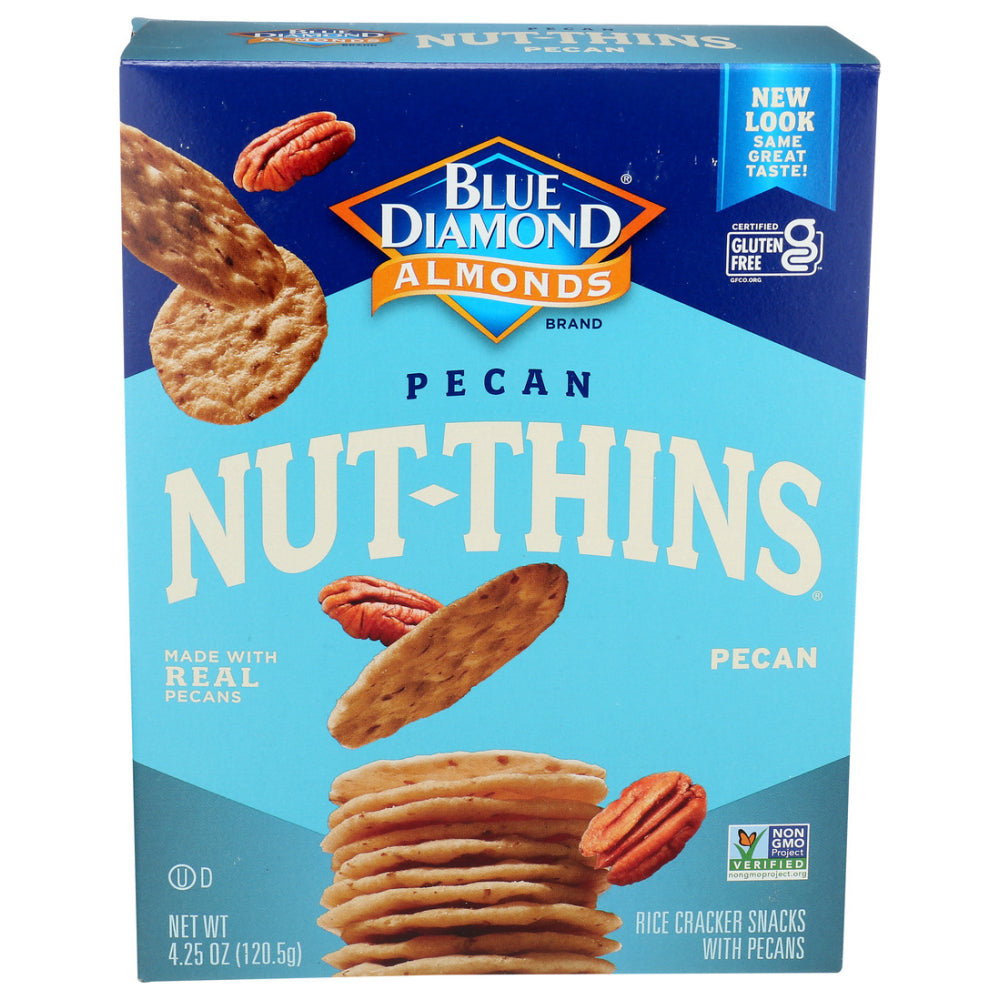 Blue Diamond, Pecan Nut Thins, 4.25 Oz