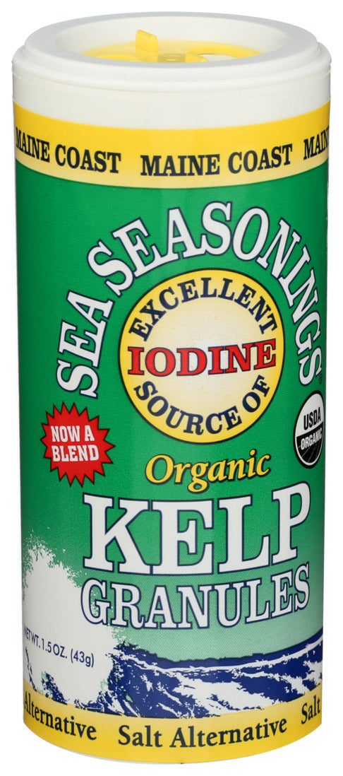 Maine Coast, Sea Seasonings Organic Kelp Granules Shaker, 1.5 Oz