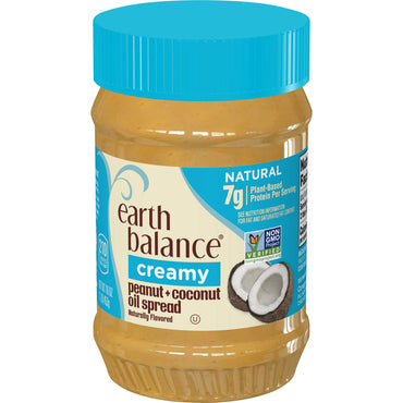 Earth Balance, Creamy Coconut And Peanut Spread, 16 Oz