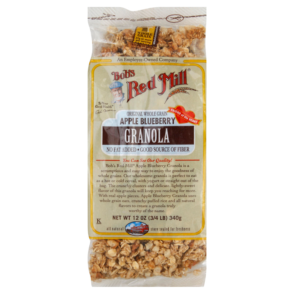 Bob's Red Mill, Original Whole Grain Apple Blueberry Granola, 12 Oz