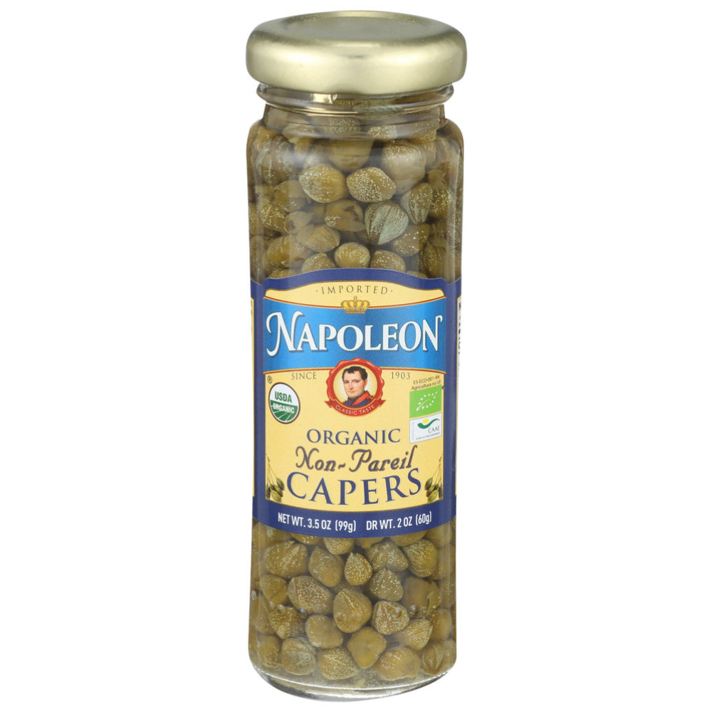 Napoleon Co., Organic Non-Pareil Capers, 3.5 Oz