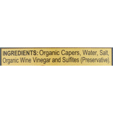 Napoleon Co., Organic Non-Pareil Capers, 3.5 Oz