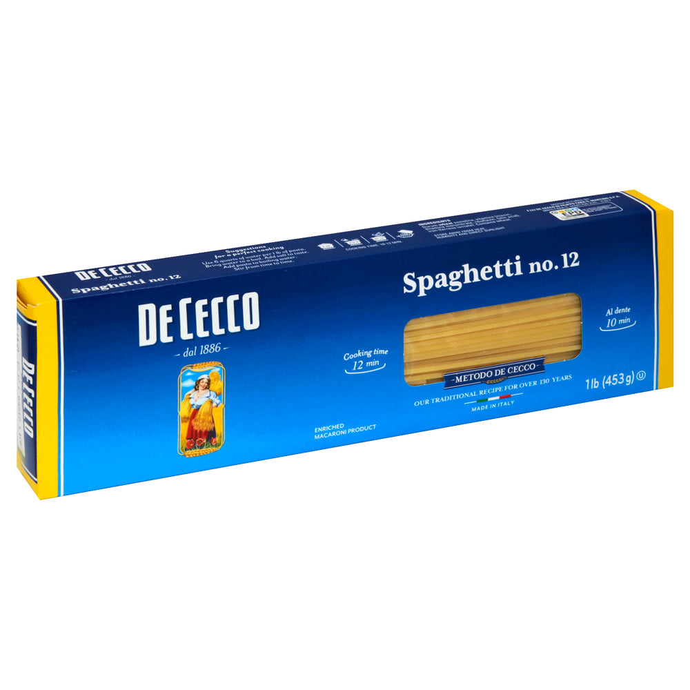 De Cecco, Spaghetti No.12 Pasta, 16 Oz