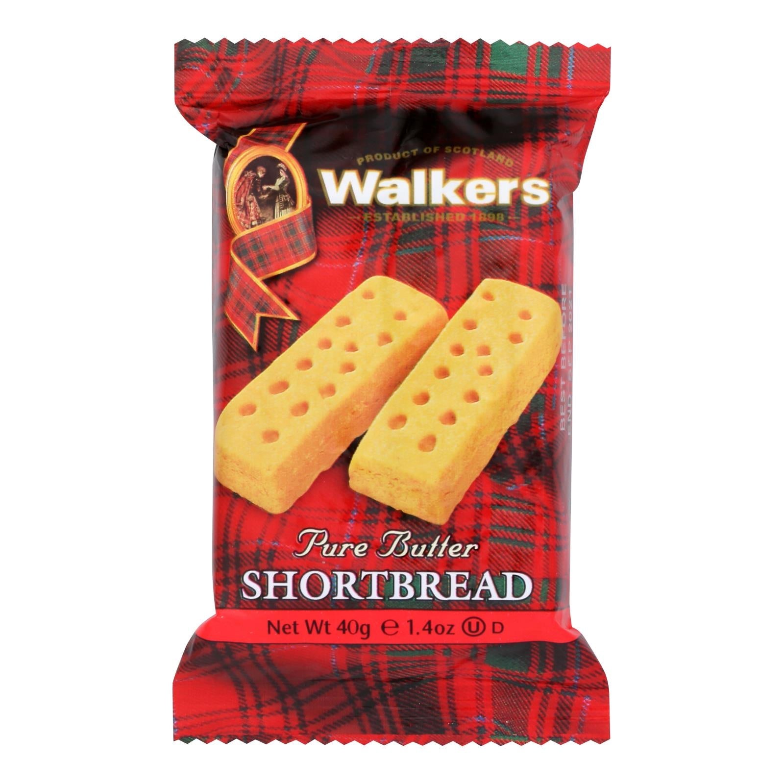 Walkers Shortbread, Pure Butter Shortbread Fingers, 1.4 Oz