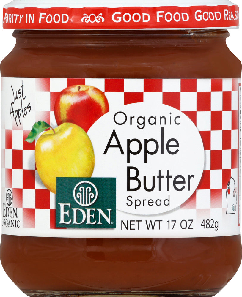 Eden Foods, Organic Apple Butter Spread, 17 Oz