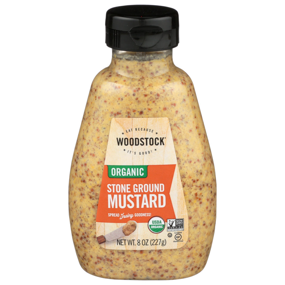 Woodstock Foods, Organic Stone Ground Mustard, 8 Oz